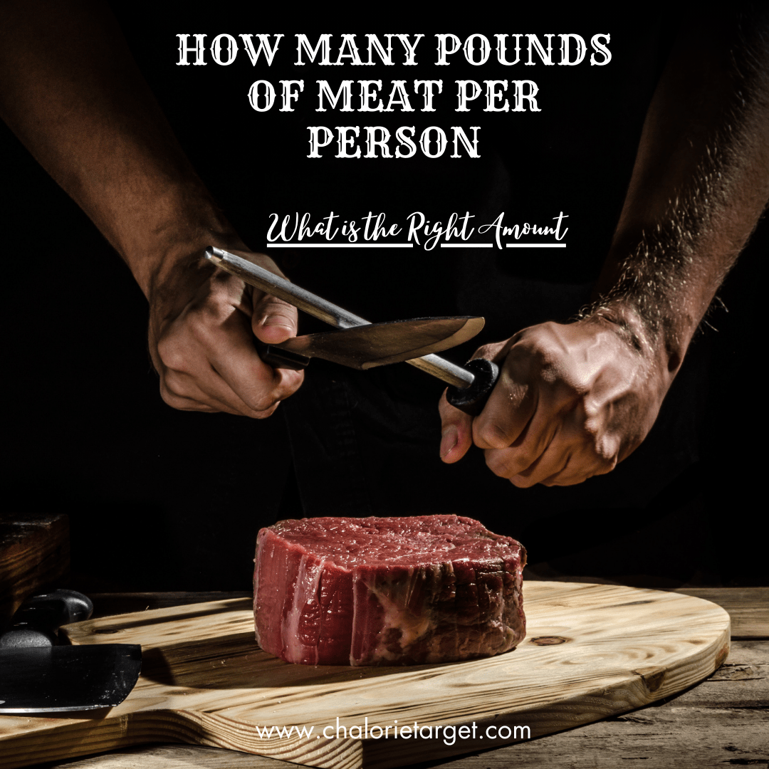 How many pounds of meat per person