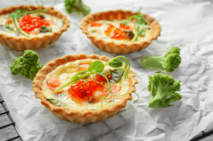 Broccoli and Cheese Mini Quiches